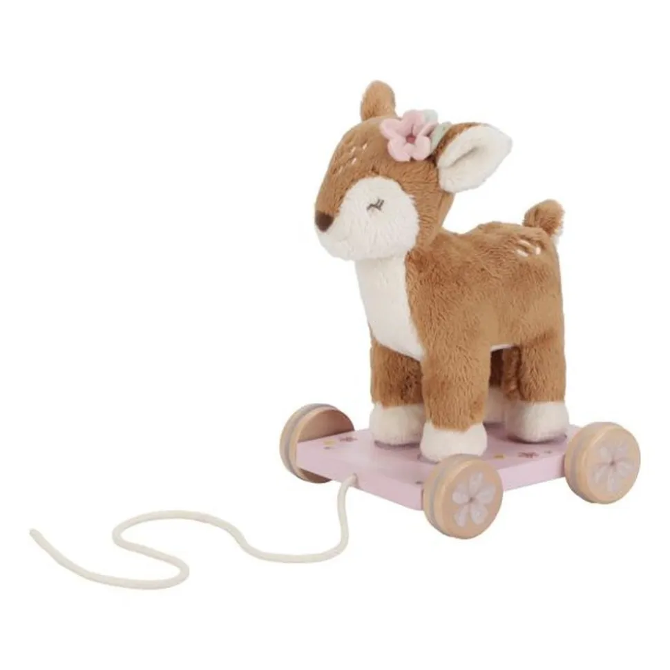 Peluche à tirer faon fsc - fairy garden