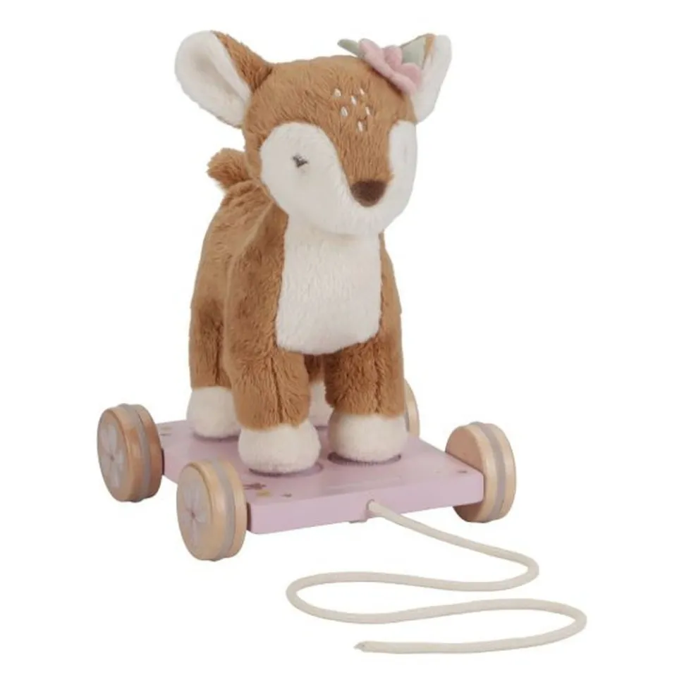 Peluche à tirer faon fsc - fairy garden