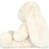 Peluche ultra douce lapin 40 cm - crème