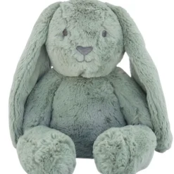 Peluche ultra douce lapin 36 cm - sauge