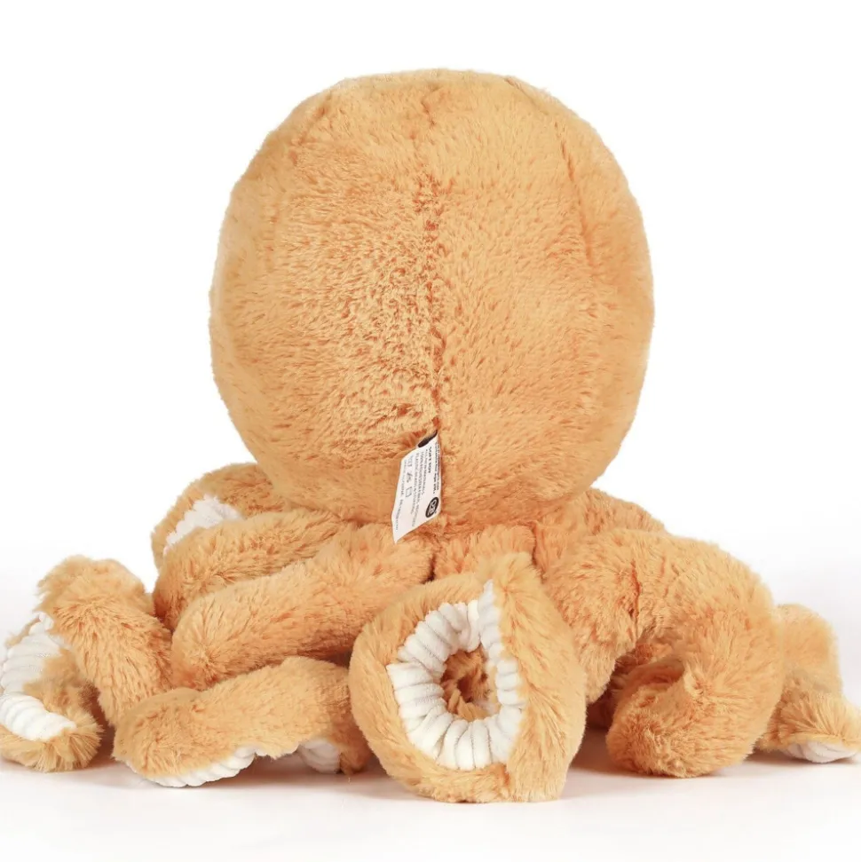 Peluche ultra douce poulpe 38 cm - gold