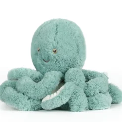 Peluche ultra douce poulpe 38 cm - bleu céladon