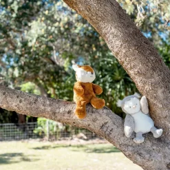 Peluche ultra douce renard 40 cm -cuivré