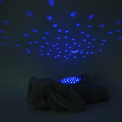 Peluche veilleuse bébé projection plafond lapin dream buddies