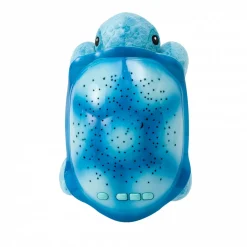 Peluche veilleuse bébé projection plafond twilight tortue bleue