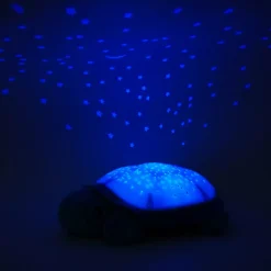 Peluche veilleuse bébé projection plafond twilight tortue bleue