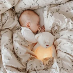 Peluche veilleuse ours crème