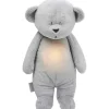 Peluche veilleuse ours gris