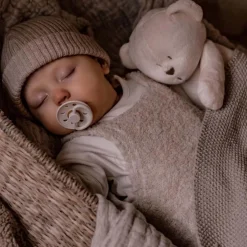 Peluche veilleuse ours gris