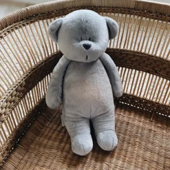 Peluche veilleuse ours gris