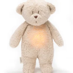 Peluche veilleuse ours nature bio sable