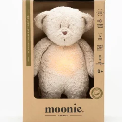 Peluche veilleuse ours nature bio sable