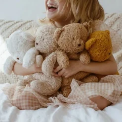 Peluche veilleuse ourson nature bio cappuccino