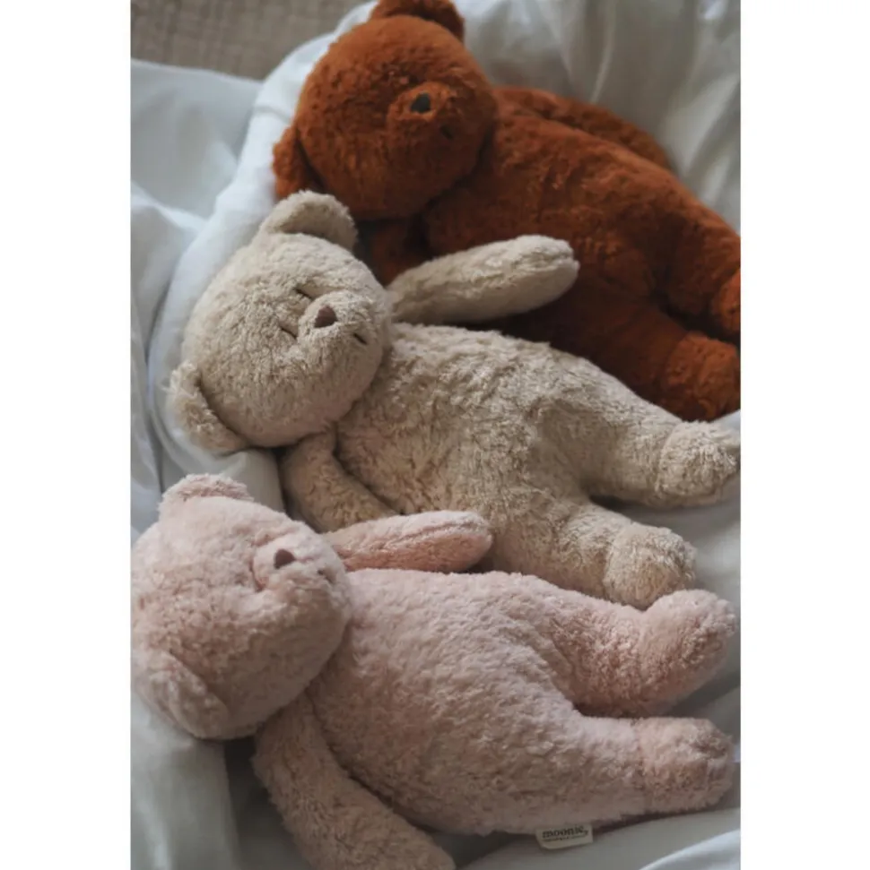 Peluche veilleuse ourson nature bio cappuccino