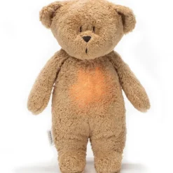 Peluche veilleuse ourson nature bio cappuccino