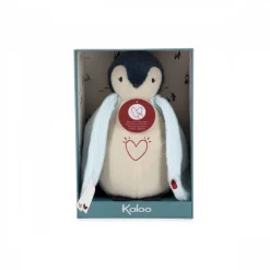 Peluche veilleuse pingouin bleu