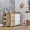 Petite bibliothèque sacha chêne