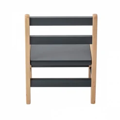 Petite chaise basse enfant louise anthracite