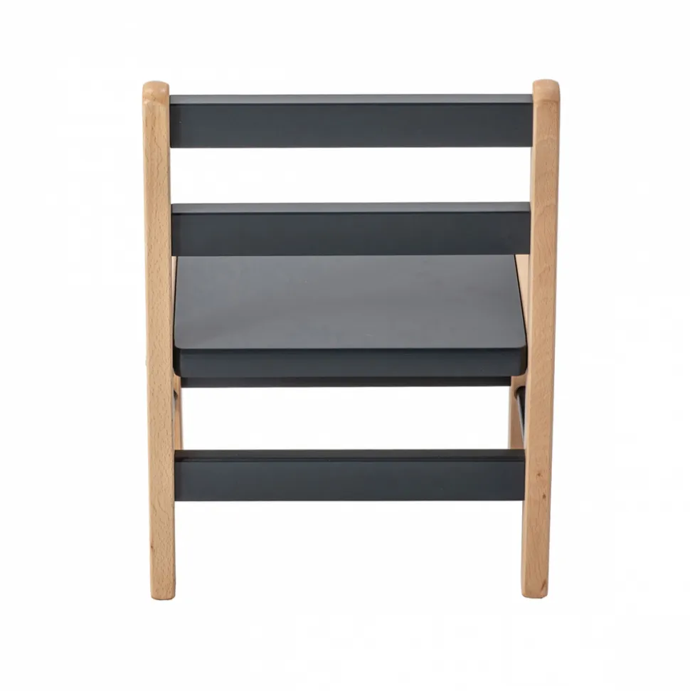 Petite chaise basse enfant louise anthracite