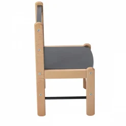 Petite chaise basse enfant louise anthracite