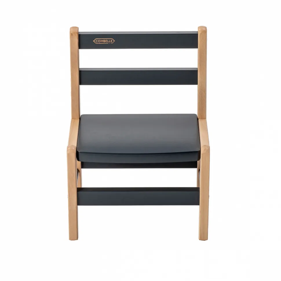 Petite chaise basse enfant louise anthracite