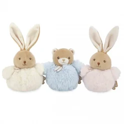 Petite peluche pompon lapin rose