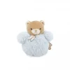 Petite peluche pompon ours bleu