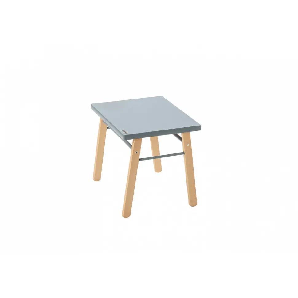 Petite table enfant gabriel hybride bleu gris