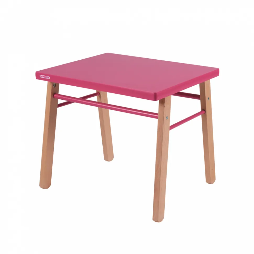 Petite table enfant gabriel hybride fuchsia