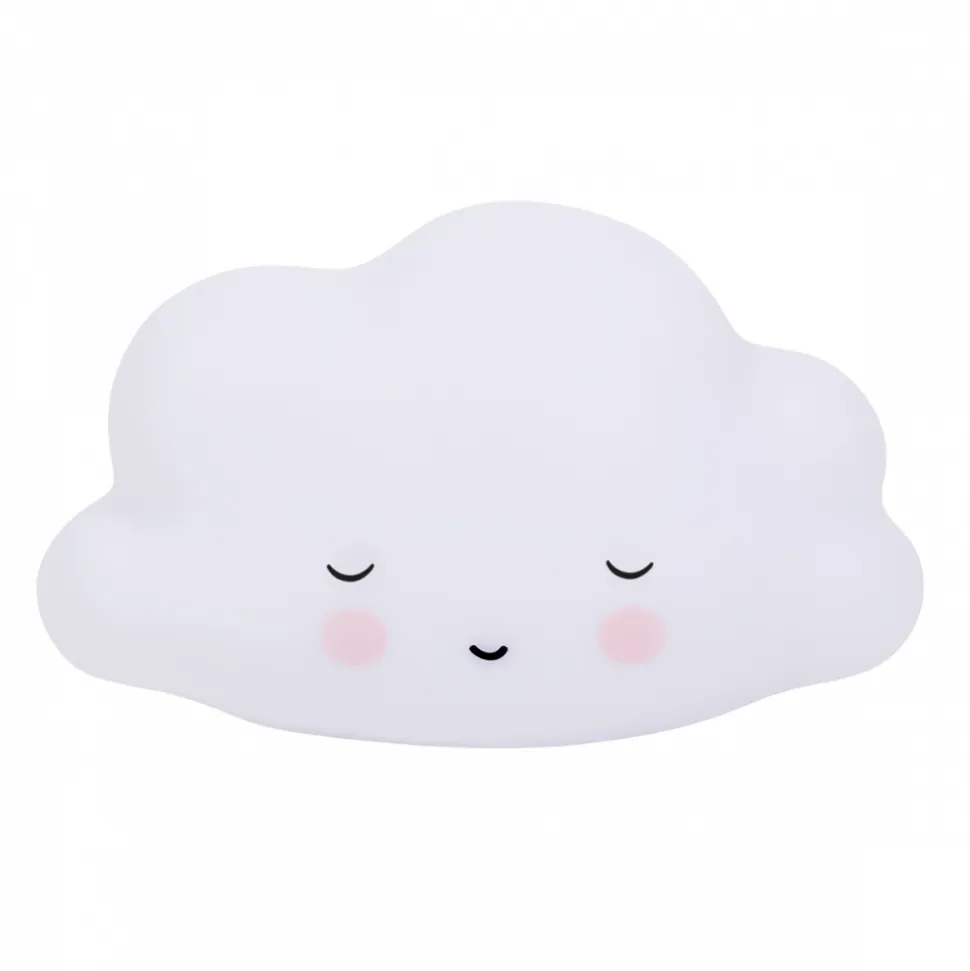 Petite veilleuse nuage blanc endormi