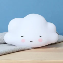 Petite veilleuse nuage blanc endormi