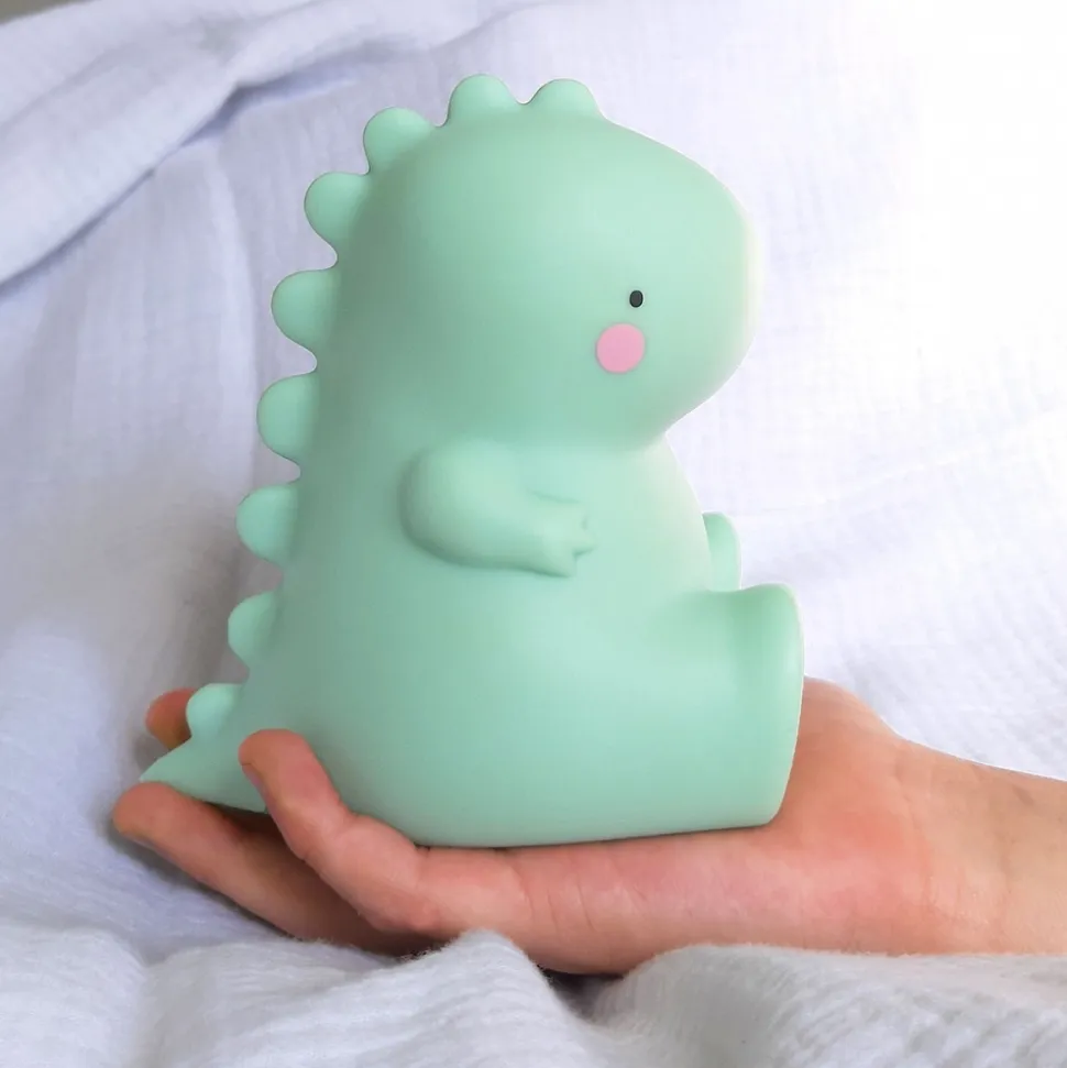 Petite veilleuse t-rex vert