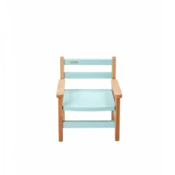 Petit fauteuil enfant avec accoudoirs juliette hybride vert mint