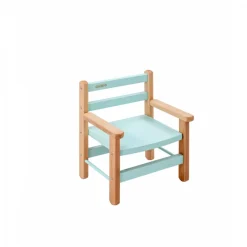 Petit fauteuil enfant avec accoudoirs juliette hybride vert mint