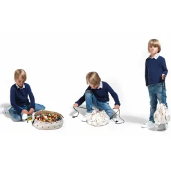 Petit sac à jouets / tapis de jeu 2 en 1 éclair