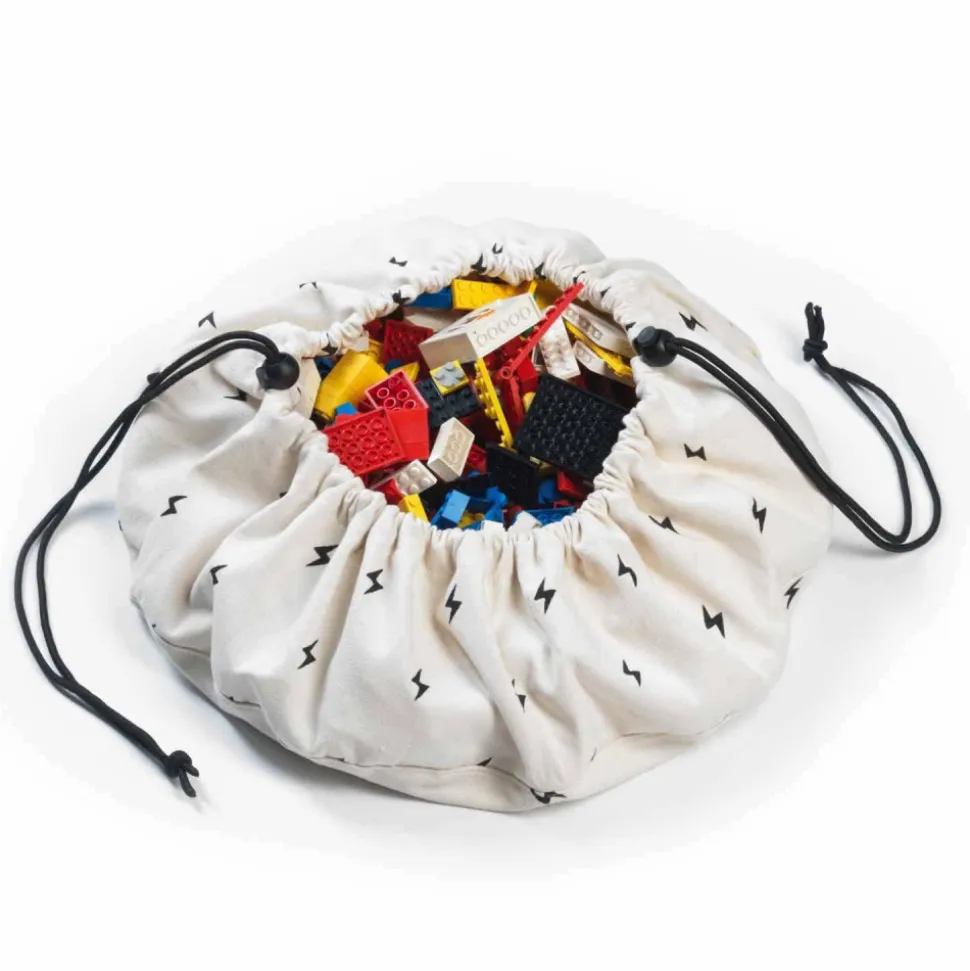 Petit sac à jouets / tapis de jeu 2 en 1 éclair