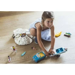Petit sac à jouets / tapis de jeu 2 en 1 éclair