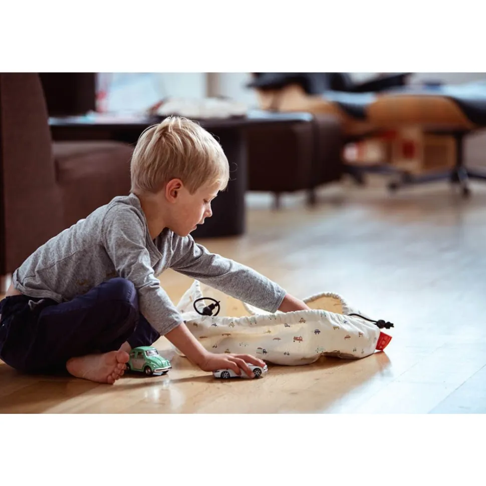 Petit sac à jouets / tapis de jeu 2 en 1 cars