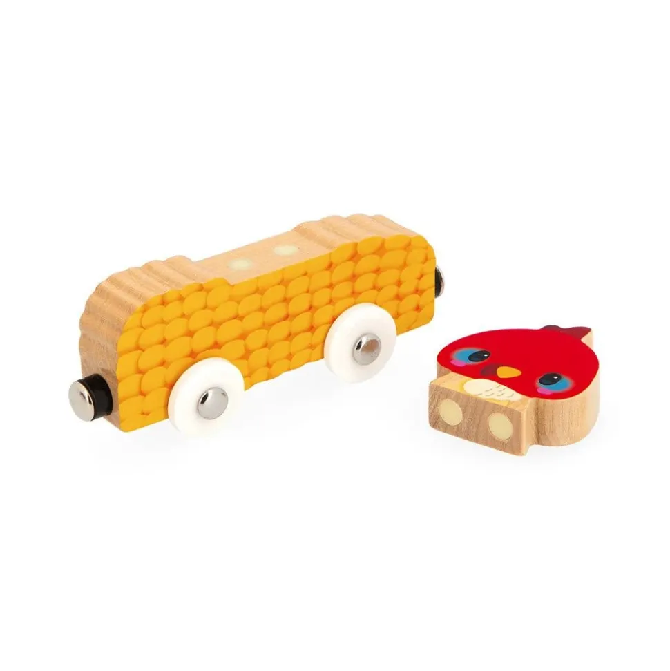 Petit train magnétique animaux de la ferme