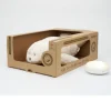 Phoque magique blanc polaire – peluche bio avec veilleuse