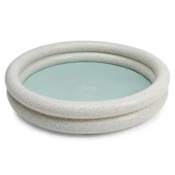 Piscine bébé ø 100 cm 2 anneaux fleurs vertes