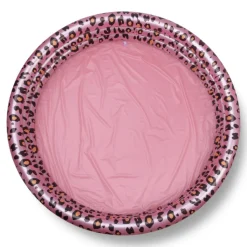 Piscine bébé ø 150 cm 3 anneaux léopard rose