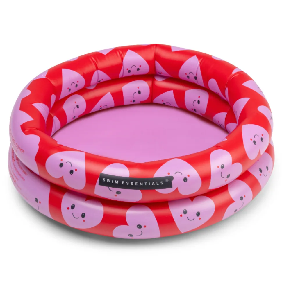 Piscine bébé ø 60 cm cœur 2 anneaux