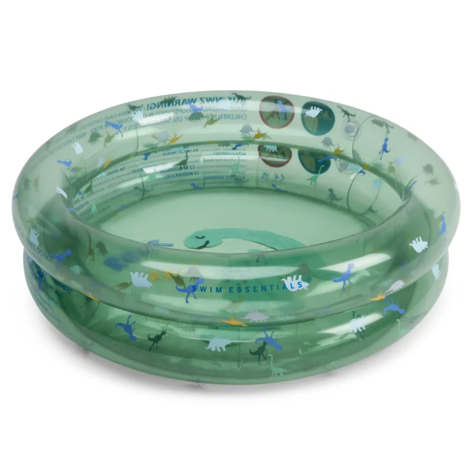 Piscine bébé ø 60 cm dino vert 2 anneaux