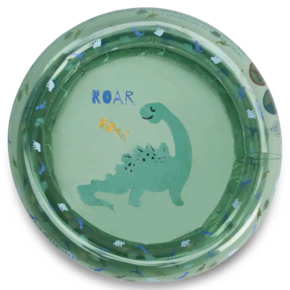 Piscine bébé ø 60 cm dino vert 2 anneaux
