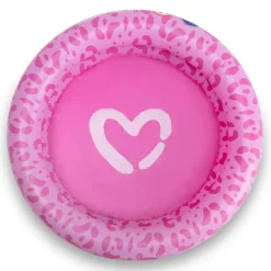 Piscine bébé ø 60 cm léopard rose 2 anneaux