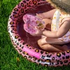 Piscine bébé ø 60 cm léopard rose dorée 2 anneaux