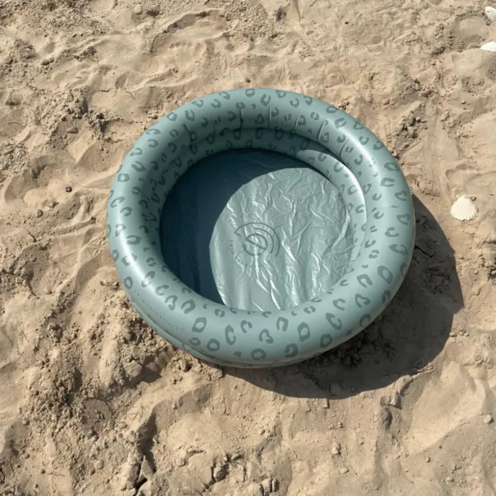 Piscine bébé ø 60 cm léopard vert 2 anneaux