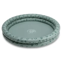 Piscine bébé ø 100 cm léopard vert 2 anneaux