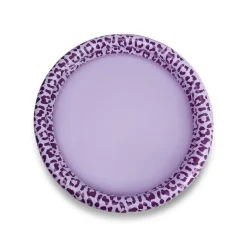 Piscine bébé ø 100 cm léopard violet 2 anneaux